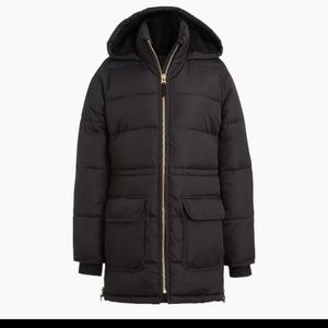J.Crew Factory Petite Puffer Jacket Size Small